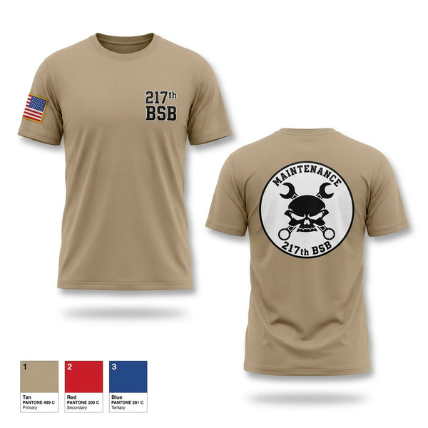 Old School Cotton Feel Shirt, 217th BSB, National Guard, Teamtime, Team time, sublimation, custom sports apparel, team uniforms, spirit wear, spiritwear, sports uniforms, custom shirts, team store, custom team store, fundraiser sports, apparel fundraiser