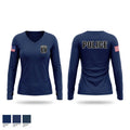 Tyler Police Department Women's Long Sleeve V-neck Shirt - 1