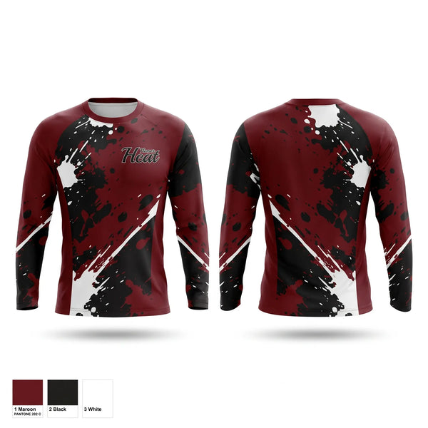 Long Sleeve Performance Shirt, Homer Heat, Softball, Teamtime, Team time, sublimation, custom sports apparel, team uniforms, spirit wear, spiritwear, sports uniforms, custom shirts, team store, custom team store, fundraiser sports, apparel fundraiser