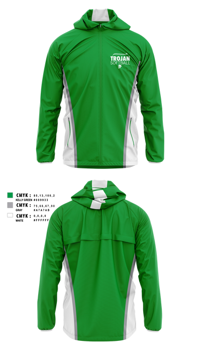New Castle Trojans Windbreaker - 3