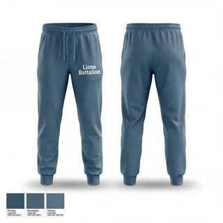 Sweatpants, Lions Battalion, Army, Teamtime, Team time, sublimation, custom sports apparel, team uniforms, spirit wear, spiritwear, sports uniforms, custom shirts, team store, custom team store, fundraiser sports, apparel fundraiser