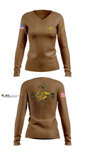 Mobile Recruiting Company Women's Long Sleeve V-neck Shirt - 11