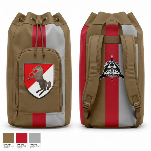 Gear Bag, 1/11 ACR Assassin Troop, Army, Teamtime, Team time, sublimation, custom sports apparel, team uniforms, spirit wear, spiritwear, sports uniforms, custom shirts, team store, custom team store, fundraiser sports, apparel fundraiser