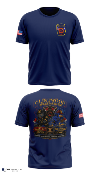 Old School Cotton Feel Shirt, Clintwood Fire Department, Fire Department, Teamtime, Team time, sublimation, custom sports apparel, team uniforms, spirit wear, spiritwear, sports uniforms, custom shirts, team store, custom team store, fundraiser sports, apparel fundraiser
