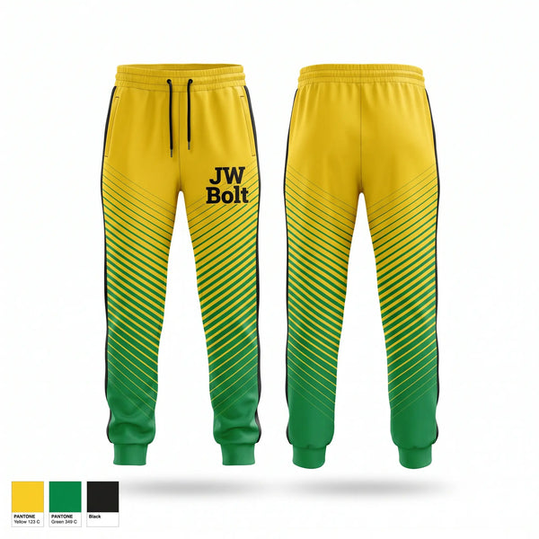 Sweatpants, JW Bolt, Track & Field, Teamtime, Team time, sublimation, custom sports apparel, team uniforms, spirit wear, spiritwear, sports uniforms, custom shirts, team store, custom team store, fundraiser sports, apparel fundraiser