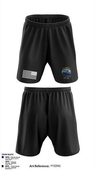 Athletic Shorts With Pockets, TCC Paramedic Class 3FT.25, , Teamtime, Team time, sublimation, custom sports apparel, team uniforms, spirit wear, spiritwear, sports uniforms, custom shirts, team store, custom team store, fundraiser sports, apparel fundraiser