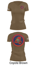 Combat Logistics Battalion 4 46395084 Women's Short Sleeve V-neck Shirt - 8