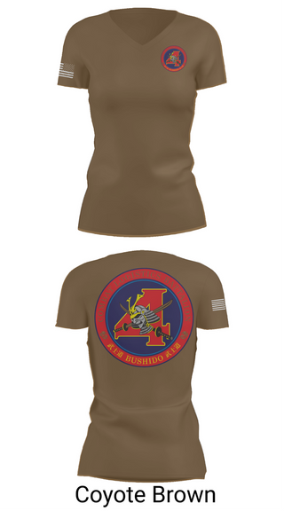 Womens Short Sleeve Vneck Shirt, Combat Logistics Battalion 4, , Teamtime, Team time, sublimation, custom sports apparel, team uniforms, spirit wear, spiritwear, sports uniforms, custom shirts, team store, custom team store, fundraiser sports, apparel fundraiser