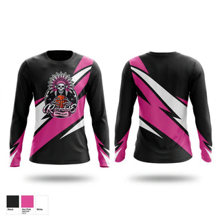 Long Sleeve Performance Shirt, Rosedale Elite, Women's Basketball, Teamtime, Team time, sublimation, custom sports apparel, team uniforms, spirit wear, spiritwear, sports uniforms, custom shirts, team store, custom team store, fundraiser sports, apparel fundraiser