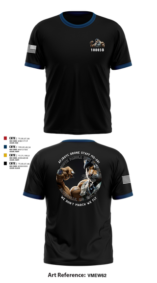 Short Sleeve Performance Shirt, AFJROTC MS-081 DRONE TEAM, , Teamtime, Team time, sublimation, custom sports apparel, team uniforms, spirit wear, spiritwear, sports uniforms, custom shirts, team store, custom team store, fundraiser sports, apparel fundraiser