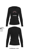 5th Rangers 1510549 Women's Long Sleeve V-neck Shirt - 22
