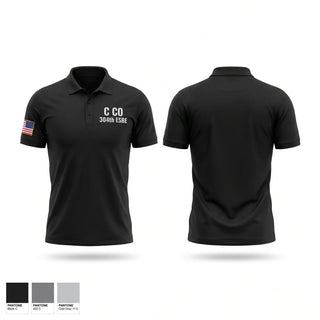 Short Sleeve Performance Polo, C CO, 304th ESB-E, Army, Teamtime, Team time, sublimation, custom sports apparel, team uniforms, spirit wear, spiritwear, sports uniforms, custom shirts, team store, custom team store, fundraiser sports, apparel fundraiser