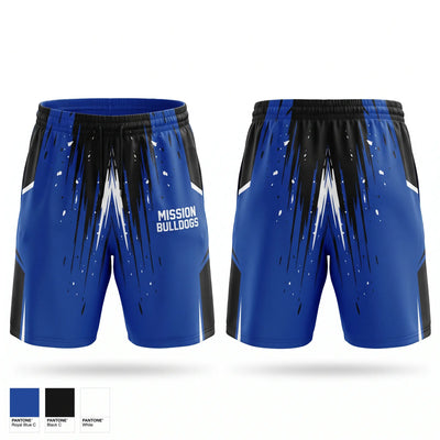 Mission Bulldogs Athletic Shorts With Pockets - 1