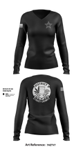 District I Street Crimes 1468514 Women's Long Sleeve V-neck Shirt - 104