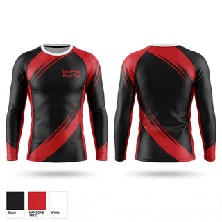 Long Sleeve Rash Guard Shirt, Lion Pryde Muay thai, , Teamtime, Team time, sublimation, custom sports apparel, team uniforms, spirit wear, spiritwear, sports uniforms, custom shirts, team store, custom team store, fundraiser sports, apparel fundraiser