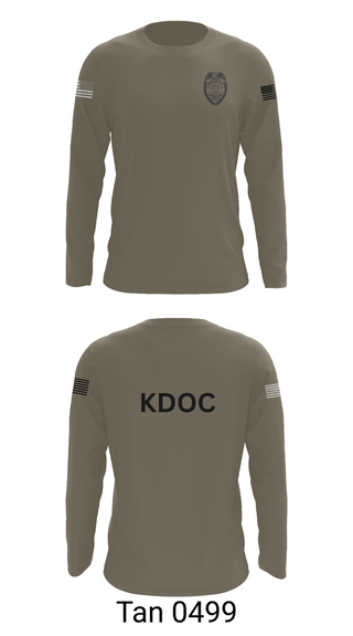 Long Sleeve Performance Shirt, KDOC, Police, Teamtime, Team time, sublimation, custom sports apparel, team uniforms, spirit wear, spiritwear, sports uniforms, custom shirts, team store, custom team store, fundraiser sports, apparel fundraiser
