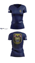 Canal Fulton Police Department 41523179 Women's Short Sleeve V-neck Shirt - 100