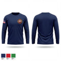Bloomfield Volunteer Fire Department 83262272 Long Sleeve Performance Shirt - 1