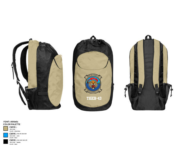 Gear Bag, Tiger-43, , Teamtime, Team time, sublimation, custom sports apparel, team uniforms, spirit wear, spiritwear, sports uniforms, custom shirts, team store, custom team store, fundraiser sports, apparel fundraiser