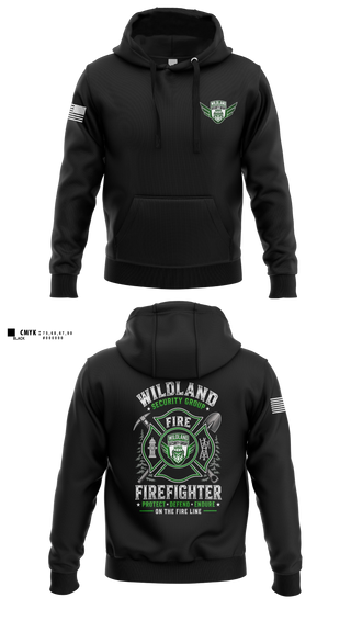 Hoodie, Wildland Security Group, , Teamtime, Team time, sublimation, custom sports apparel, team uniforms, spirit wear, spiritwear, sports uniforms, custom shirts, team store, custom team store, fundraiser sports, apparel fundraiser