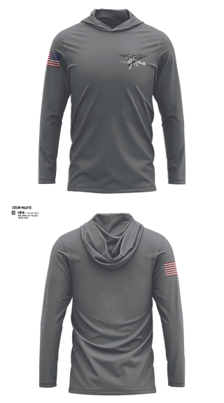 Long Sleeve Performance Shirt with hood, Lexington Police Department, Police, Teamtime, Team time, sublimation, custom sports apparel, team uniforms, spirit wear, spiritwear, sports uniforms, custom shirts, team store, custom team store, fundraiser sports, apparel fundraiser