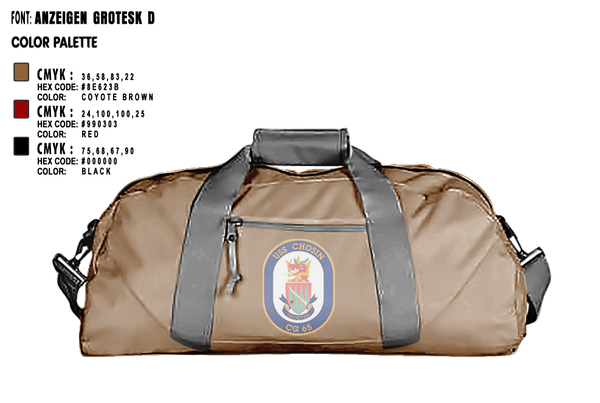 Duffle Bag, USS CHOSIN, , Teamtime, Team time, sublimation, custom sports apparel, team uniforms, spirit wear, spiritwear, sports uniforms, custom shirts, team store, custom team store, fundraiser sports, apparel fundraiser