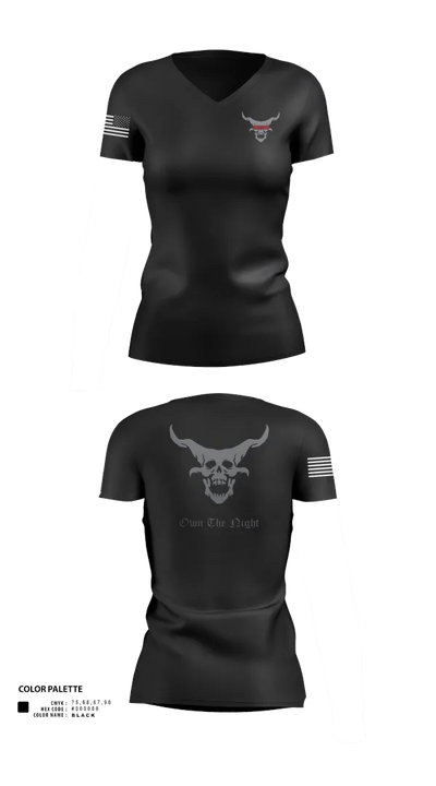 OTN 45362435 Women's Short Sleeve V-neck Shirt - 21