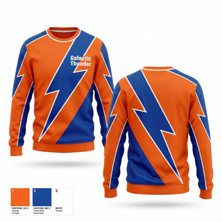 Crew Neck Sweatshirt, Galactic Thunder, Men's Soccer, Teamtime, Team time, sublimation, custom sports apparel, team uniforms, spirit wear, spiritwear, sports uniforms, custom shirts, team store, custom team store, fundraiser sports, apparel fundraiser