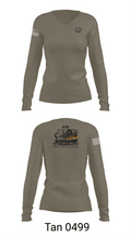 N32 89788445 Women's Long Sleeve V-neck Shirt - 11