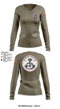 HHC 2/4SFAB Women's Long Sleeve V-neck Shirt - 4