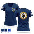 Pittsburgh bureau of police Women's Short Sleeve V-neck Shirt - 1