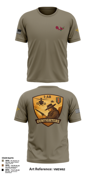 Old School Cotton Feel Shirt, 1-1 Attack Battalion, HHC, S2, Army, Teamtime, Team time, sublimation, custom sports apparel, team uniforms, spirit wear, spiritwear, sports uniforms, custom shirts, team store, custom team store, fundraiser sports, apparel fundraiser