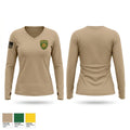 Countable 42782003 Women's Long Sleeve V-neck Shirt - 1