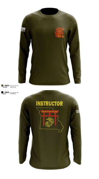 Long Sleeve Performance Shirt, MARCOR DET FLW, , Teamtime, Team time, sublimation, custom sports apparel, team uniforms, spirit wear, spiritwear, sports uniforms, custom shirts, team store, custom team store, fundraiser sports, apparel fundraiser