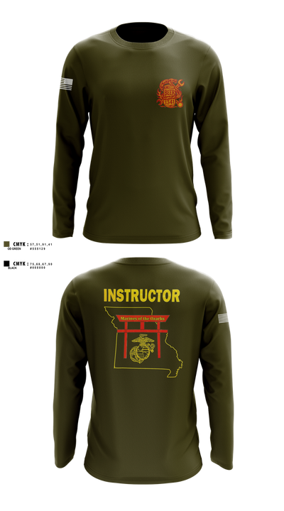MARCOR DET FLW 77000119 Long Sleeve Performance Shirt 1
