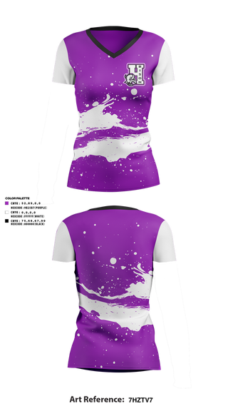 Womens Short Sleeve Vneck Shirt, Wilkerson Herd, , Teamtime, Team time, sublimation, custom sports apparel, team uniforms, spirit wear, spiritwear, sports uniforms, custom shirts, team store, custom team store, fundraiser sports, apparel fundraiser
