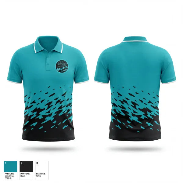 Short Sleeve Performance Polo, Hurricanes, Cheer, Teamtime, Team time, sublimation, custom sports apparel, team uniforms, spirit wear, spiritwear, sports uniforms, custom shirts, team store, custom team store, fundraiser sports, apparel fundraiser