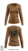 HHB 160th FIST 59313657 Women's Long Sleeve V-neck Shirt - 3