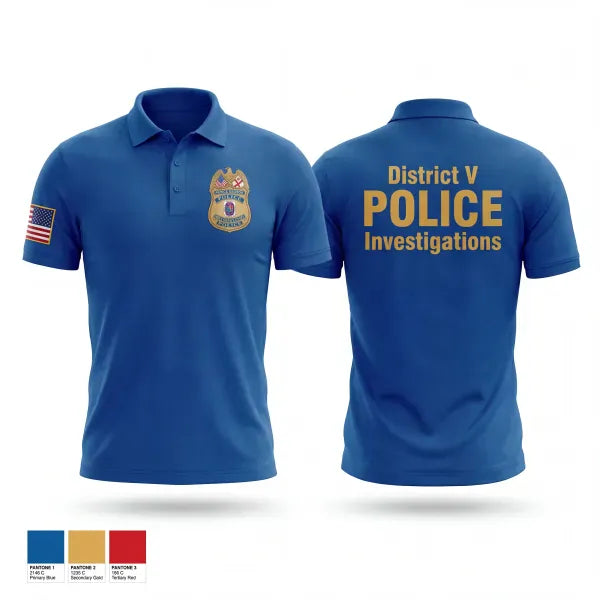 Short Sleeve Performance Polo, Prince George's County Police, Police, Teamtime, Team time, sublimation, custom sports apparel, team uniforms, spirit wear, spiritwear, sports uniforms, custom shirts, team store, custom team store, fundraiser sports, apparel fundraiser