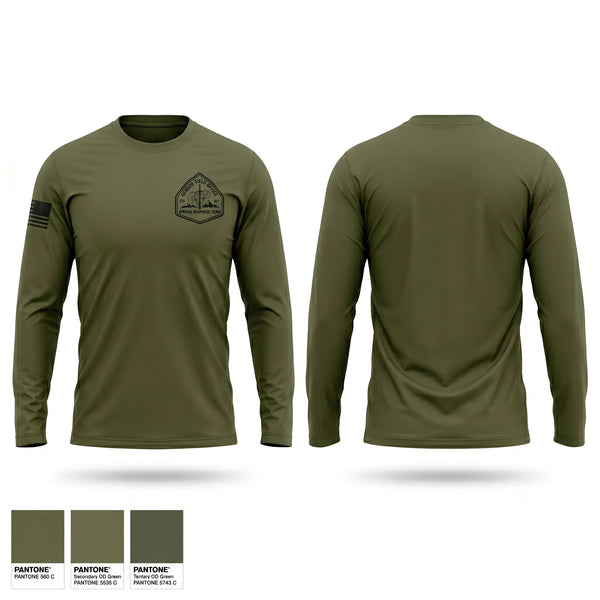 Long Sleeve Performance Shirt, Denver Special Response Team, Police, Teamtime, Team time, sublimation, custom sports apparel, team uniforms, spirit wear, spiritwear, sports uniforms, custom shirts, team store, custom team store, fundraiser sports, apparel fundraiser