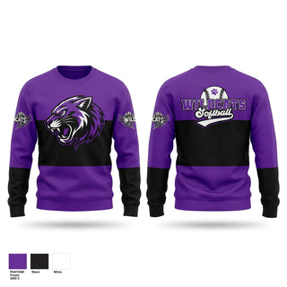 Crew Neck Sweatshirt, Keystone Wildcats, Softball, Teamtime, Team time, sublimation, custom sports apparel, team uniforms, spirit wear, spiritwear, sports uniforms, custom shirts, team store, custom team store, fundraiser sports, apparel fundraiser