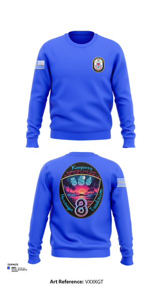 Crew Neck Sweatshirt, USS Bougainville CPO, , Teamtime, Team time, sublimation, custom sports apparel, team uniforms, spirit wear, spiritwear, sports uniforms, custom shirts, team store, custom team store, fundraiser sports, apparel fundraiser
