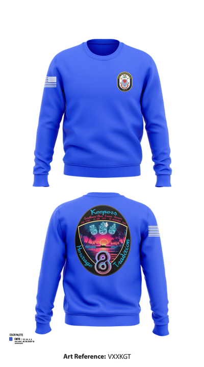 USS Bougainville CPO 89131174 Crew Neck Sweatshirt - 103
