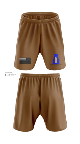 Athletic Shorts With Pockets, 1019th Quartermaster Company, , Teamtime, Team time, sublimation, custom sports apparel, team uniforms, spirit wear, spiritwear, sports uniforms, custom shirts, team store, custom team store, fundraiser sports, apparel fundraiser