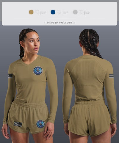 Airport Operations Control Center 46647959 Women's Long Sleeve V-neck Shirt - 1