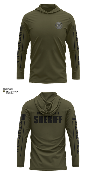 Long Sleeve Hooded Sun Shirt, Dawson County Sheriff’s Office, Police, Teamtime, Team time, sublimation, custom sports apparel, team uniforms, spirit wear, spiritwear, sports uniforms, custom shirts, team store, custom team store, fundraiser sports, apparel fundraiser