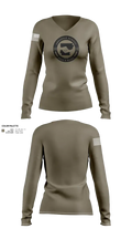 ARDB Security 67591237 Women's Long Sleeve V-neck Shirt - 21