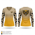 Canton Bears 77967184 Women's Long Sleeve V-neck Shirt - 1