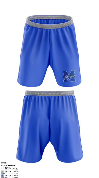 Midview Middies Athletic Shorts With Pockets - 1