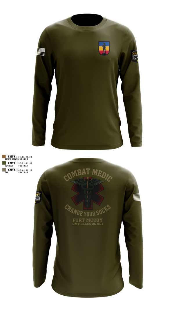Long Sleeve Performance Shirt, 426 RTI, National Guard, Teamtime, Team time, sublimation, custom sports apparel, team uniforms, spirit wear, spiritwear, sports uniforms, custom shirts, team store, custom team store, fundraiser sports, apparel fundraiser